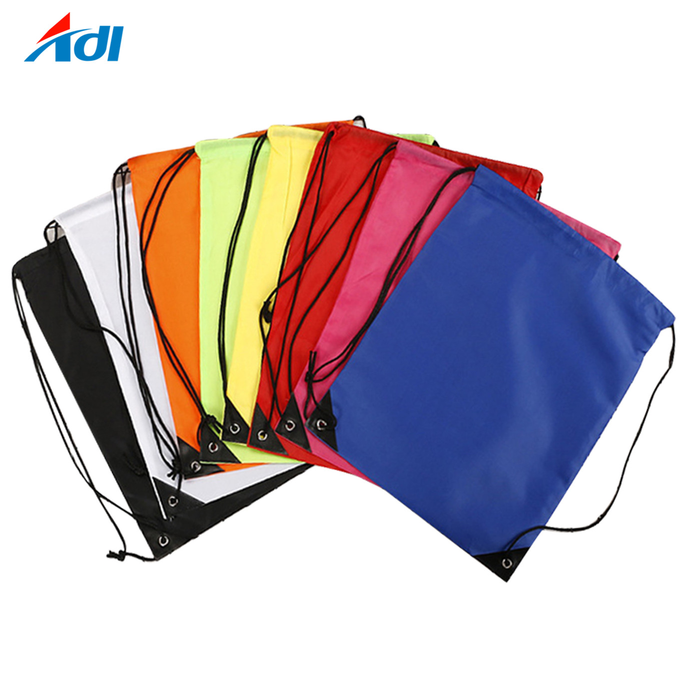 Небольшой минимальный заказ, многоразовый Тропический Рюкзак на шнурке, школьный рюкзак на шнурке из полиэстера для использования на открытом воздухе