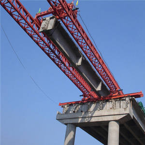 מנוף הרמה ובנייה של קורות גשר רכבת במשקל 100 טון, עם בקרת PLC ומנוע - Product Image 3