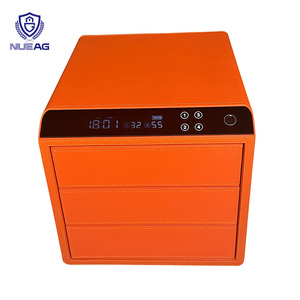 Custom Smart Unlocking Three Layers Divided Drawers Home Security Fingerprint Safe <b>Box</b> for Storage Jewellery - Product Image 1