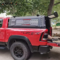 Coque de camionnette universelle en aluminium durable et verrouillable, anti-rouille, avec rails de toit et panneaux MOLLE personnalisables