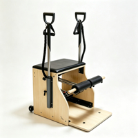 Chaise Wunda de Pilates en bois d'érable, portable et durable, avec fonctions réglables, pour la maison et les studios de yoga