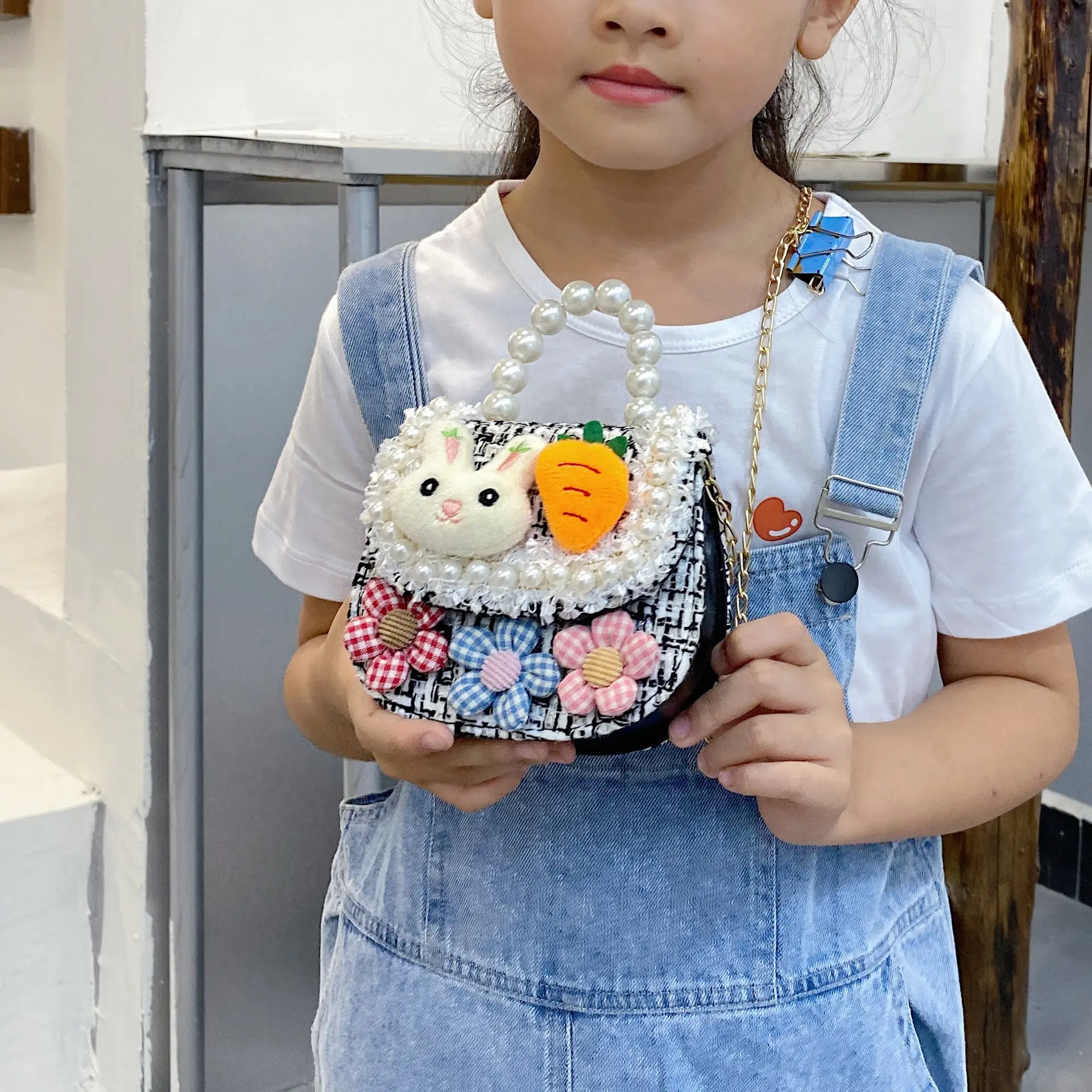 Plush Avocado Bags-Kids Girls Toddlers Lovely Hairy Mini Shoulder Bags Messenger Bags Cell Phone Case Holder Small Purse Clutch Cross Body Handbags