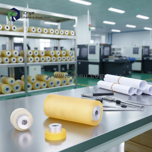 مصنع مخصص مصبوب مقاومة للحرارة ارتداء الصعب بو الأسطوانة المغلفة بالمطاط الأسطوانة - Product Image 2