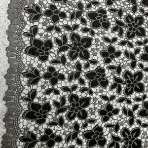 2024 hoa thêu vải cutwork ren vải cho Nigeria đám cưới mềm dây vải - Product Image 6