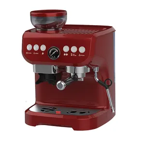 المنزل المهنية متعددة وظيفة التلقائي 3 في 1 الكهربائية ماكينة القهوة ماكينة صنع قهوة اسبريسو مع طاحونة