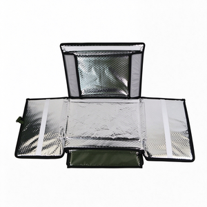 Custom Waterproof Aluminum Foil Backpack Bike Big Restaurant Cooler Thermal Insulated Outdoor Delivery <b>Bag</b> Hot Cold Food Pizza - Product Image 5