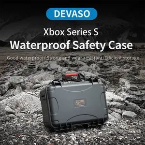 DEVASO PP Hard wasserdicht Anti-Tropfen explosionssicher Ausrüstung Tragetasche für Xbox Serie S