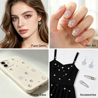 Autocollants pour le visage à motif étoiles gouttelettes, autocollants pour maquillage des yeux, autocollants diamant pour paupières, autocollants pour le centre des sourcils, livraison rapide
