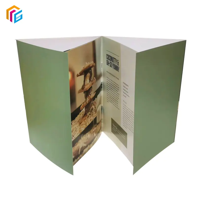 Matt Softcover geheftete Sattels tich bücher Publishing Art Paper Offsetdruck Foto Food Printing Books With Dust Jacket