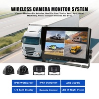 Kit de caméra de recul AHD pour voiture, système ADAS, caméra de camion, caméra de camping-car, écran de 10,1 pouces pour véhicule utilitaire lourd