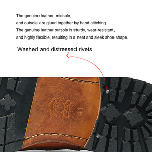 OEM Custom Trendy Handmade Lace-up Horsehide Waterproof Comfort Spring Office & Career Oxford Men's <b>Dress</b> Shoes - Product Image 5