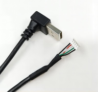 كابل توصيل JST ZH بخطوة 1.5 مم، 2/3/4/6/8 دبابيس، سلك AWG28 UL1007 PVC، قابل للقطع حسب الطلب للسيرفو الصغير وإشارات لوحات الدوائر المطبوعة