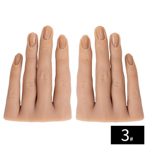 Manicura de silicona <span class=keywords><strong>para</strong></span> entrenamiento de <span class=keywords><strong>uñas</strong></span>, modelo de manicura <span class=keywords><strong>para</strong></span> <span class=keywords><strong>uñas</strong></span> acrílicas, entrenador <span class=keywords><strong>realista</strong></span> - Product Image 5