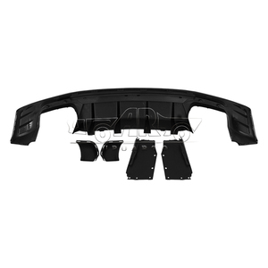 Haosheng pièces automobiles d'usine diffuseur de pare-chocs arrière en plastique aspect fibre de carbone lèvre arrière pour <span class=keywords><strong>Chevrolet</strong></span> Camaro 2015-2023 - Product Image 2