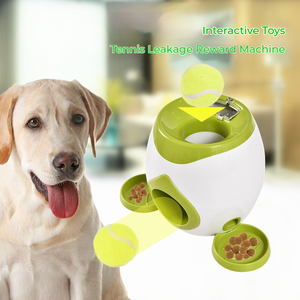 2025 nuovo cane elettrico interattivo Trainer Mini automatico lanciatore di palline da Tennis Pet alimentatore con imballaggio in cartone