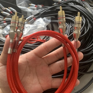 Nuevo Cable de Audio para Auto RCA Trenzado de Alta Densidad, 1 Macho 2 Hembras - Product Image 4