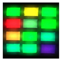Pigments de couleur néon multifonctions, 12 couleurs, brillent dans la nuit, bleue, verte, pigmentés, longue durée, peinture pour sol