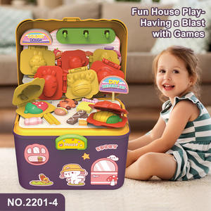 2 in 1 Unisex oyna oyna tamir kiti küçük ev saklama kutusu ve çocuk oyun ve hayal gücü için tezgah oyuncak seti - Product Image 4