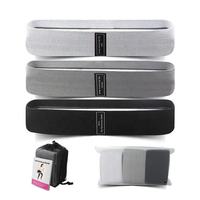 Heavy Duty Ejercicio Power Tela de algodón Pull Up Assist Bandas largas para la cadera Banda de resistencia personalizada larga