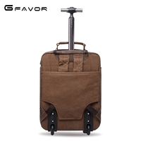 Logo personnalisé toile cirée Sacs de voyage à roulettes bagage Sac polochon Bagage à roulettes