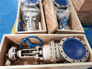 Vanne à boisseau à flange à manivelle en acier inoxydable CF8M de classe 150 ANSI de 6 pouces, commande urgente COVNA, vanne à boisseau à siège métallique - Product Image 5