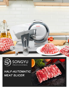 Affettatrice Elettrica Commerciale Automatica per Carne, Spessore Regolabile, Lama Tedesca Importata per Carne Bovina, Prezzo di Mercato Internazionale - Product Image 1