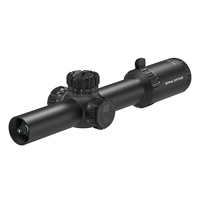 Lunette de tir Tricore 1-8X24 FFP en alliage d'aluminium, entièrement multi-couches, étanche, tactique, avec viseur point rouge 1-8X à longue portée