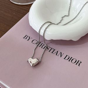 Collar de plata de ley Ruitai S925 con forma de corazón para mujer, uso diario, estilo Ins - Product Image 2