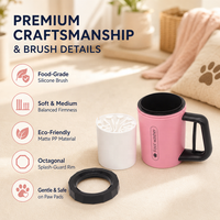 Brosse Nettoyante Rotative en Silicone pour Pattes de Chien, Marque Privée, Douce et Délicate, pour Chiots, Chatons, Chiens et Chats – Vente en Gros