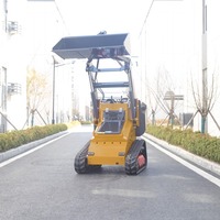 Chargeuse compacte sur chenilles EPA EURO5 T470, godet de 0,12 m³, charge nominale de 240 kg, 16,8 kW, chenilles en caoutchouc pour travaux agricoles et de construction
