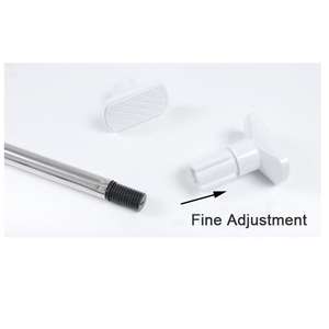 Tringles à rideaux de douche, rails et accessoires noirs écologiques 2022 – Nouvelle mode nigériane – Tringles à rideaux doubles en métal - Product Image 4