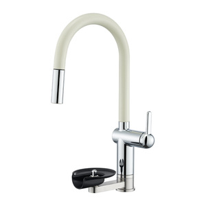 Jboyurn Pressurized Cup Washer Pull Out Faucet Single Handle Ceramic Valve Modern Kitchen Sink - Product Image 5