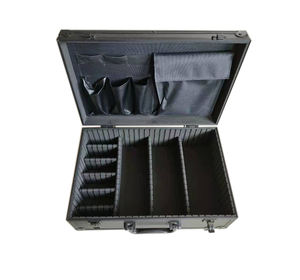 Black Custom Hard Aluminum <strong>Barber</strong> Carrying <strong>case</strong> For Clippers - Product Image 1