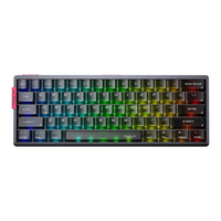 Clavier mécanique filaire Aula AG60 à interrupteurs magnétiques, rétroéclairage RGB, 61 touches pleine taille, 8000Hz RT0.01mm, en alliage d'aluminium, USB Type-C