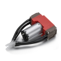 Sikat Motor 7.2L/Min DC, pompa udara diafragma mikro kepala ganda elektrik kecil FKM antikarat 12V 24V