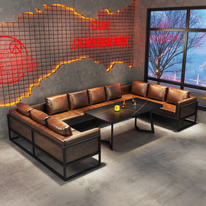 Canapé d'angle en forme <span class=keywords><strong>de</strong></span> U Tables et <span class=keywords><strong>chaises</strong></span> pour café, <span class=keywords><strong>bar</strong></span>, salon, salle à manger, boîte privée - Product Image 2