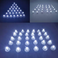 Heimdekoration runder Ball Led Ballon-Lichter Mini-Flash-Lichter für Laterne Weihnachten Hochzeit Party-Dekoration