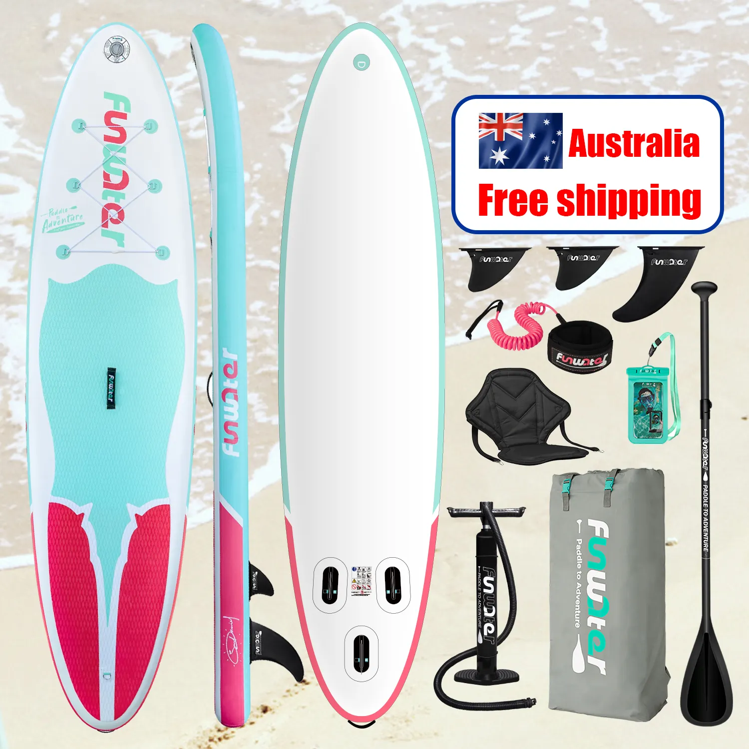Austrália Frete Grátis Dropshipping Wholesale paddle board soft top prancha stand up paddleboard prancha barbatanas sup board