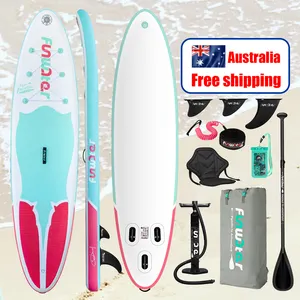 Avustralya ücretsiz kargo Dropshipping toptan kürek kurulu yumuşak üstlü sörf tahtası stand up paddleboard sörf yüzgeçleri AYAKTA SÖRF tahtası