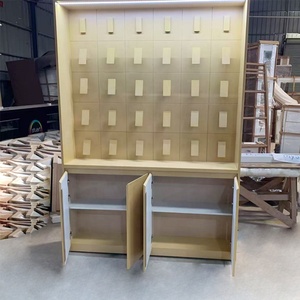 Custom Mobile Shop Retail Store LED Light Wooden Display Showcase for Phone Accessories Electronics - Product Image 5