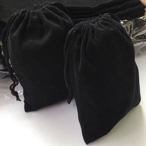 Sac à cordon en coton et lin noir personnalisé, grande taille, pour l'emballage de produits naturels et d'huiles essentielles, avec logo – Approvisionnement direct usine - Product Image 2