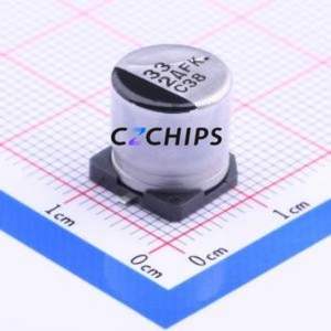 Condensador Electrolítico de Aluminio SMD EEEFK2A330P, D10xL10.2mm 33uF 20% 100V 150mA-120Hz - Product Image 1