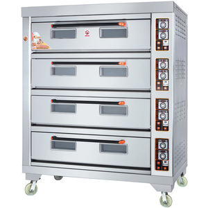 Four <span class=keywords><strong>de</strong></span> cuisson à gaz, 2 plateaux commercial, 4 plateaux, nouveaux design, utilisation du pain et des gâteaux, rôtissoire française - Product Image 5