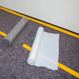 Taille personnalisée imperméable auto-adhésif tapis de protection de sol coussinets en feutre blanc <span class=keywords><strong>collant</strong></span> feutre peintre crique <span class=keywords><strong>polaire</strong></span> - Product Image 1