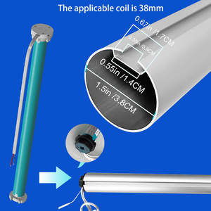 Lifelibero Moderne Zebra Blackout Window Shades Opener 2N.m Stores roulants électriques ZigBee Motor App Smart Curtain Driver Vertical - Product Image 2