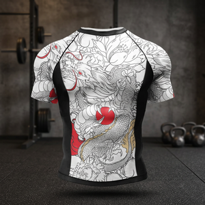Shorts de BJJ personnalisés, séchage rapide, compression respirante, sublimation, logo avant, unisexe, grande taille, spandex/polyester pour adultes - Product Image 2