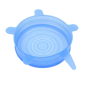 Lot de 6 couvercles extensibles en silicone pour ustensiles de cuisine, réutilisables, pour aliments et fruits, couvercles de pot en silicone, économiseurs d'aliments, pour casseroles, plats et bols de cuisine - Product Image 5
