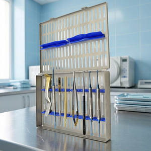 Kit de Instrumentos de Microcirugía Oral Dental, 8 Piezas, Casete de Esterilización, Instrumentos Dentales de Alta Calidad - Product Image 3