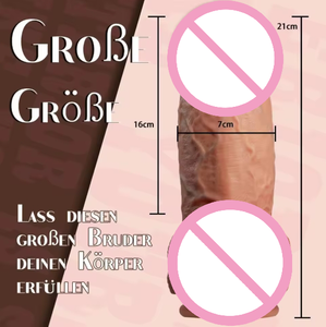 Realistische Vrouwelijke Anale Sucker Volwassen Seksspeeltje Zacht Vlees Masturbatie Artefact Kleine Dubbellaagse Vloeibare Siliconen <span class=keywords><strong>Dildo</strong></span> 290G - Product Image 1
