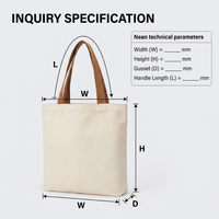 Sac de courses en toile naturelle écologique raffiné, robuste et élégant, idéal pour les boutiques et les courses.